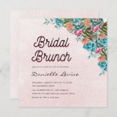 Aquarell Succules Summer Baby Dusche Willkommen Einladung (Vorne/Hinten)