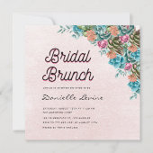 Aquarell Succules Summer Baby Dusche Willkommen Einladung (Vorderseite)