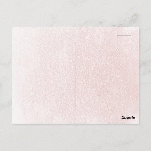 Aquarell Succules Summer Baby Dusche Willkommen Postkarte (Rückseite)