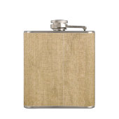 Aquarell-Suffolk-Schafe Flachmann (Rückseite)