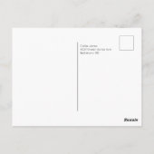 Aquarell Sukkuläres Brautparty Flat Vielen Dank Postkarte (Rückseite)