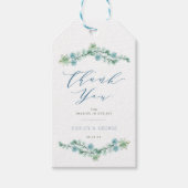 Aquarell Sukkulent Garden Chic Wedding Vielen Dank Geschenkanhänger (Vorderseite)