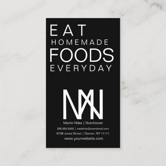 Aquarell Sushi Asian Koch Cook Eigenes Essen Visitenkarte (Rückseite)