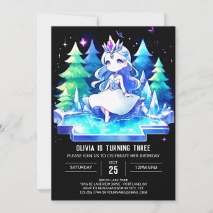 Aquarell Sweet Princess Birthday Einladung