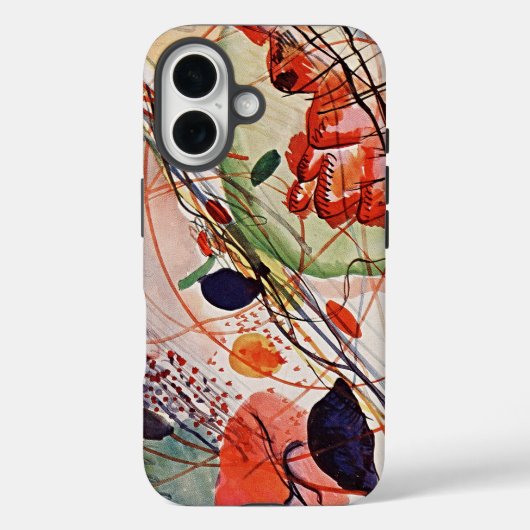 Aquarell Symphony: Abstrakt Art iPhone Case (Rückseite)
