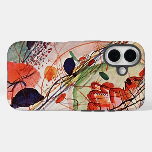 Aquarell Symphony: Abstrakt Art iPhone Case (Rückseite (Horizontal))