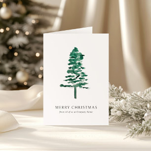 Aquarell-Tannenbaum-Foto-Geschäft Weihnachten