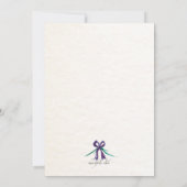 Aquarell-Tauben-religiöse Einladung (Rückseite)