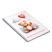 Aquarell-Teddybär-Mama  Notizblock (Rechte Seite)