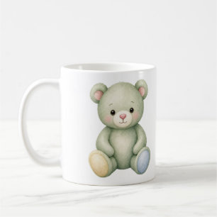 Aquarell-Teddybär-Mug für neue Mütter Kaffeetasse