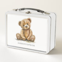 Aquarell-Teddybär Neutraler Kindername