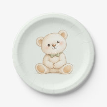 Aquarell-Teddybär-Sage-Grün