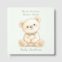 Aquarell-Teddybär Salbeigrün