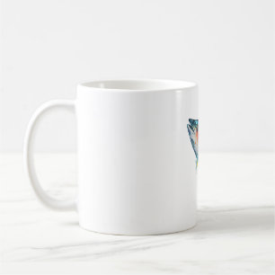 Aquarell Thunfisch Fischfarbiges Salzwasser Angeln Kaffeetasse