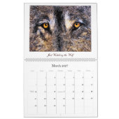 Aquarell-Tier-Kalender Kalender (Mär 2027)