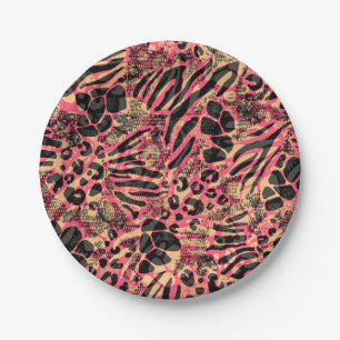 Aquarell Tiersafari Pappteller