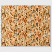 Aquarell-Tigerstreifen Geschenkpapier (Flach)