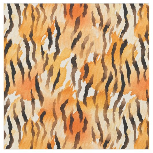Aquarell-Tigerstreifen Stoff (Nahaufnahme)