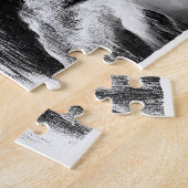 Aquarell-Tintenstift eines Wikinger-Drachenschiffs Puzzle (Seite)