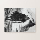 Aquarell-Tintenstift eines Wikingerkriegers Puzzle (Horizontal)
