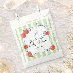 Aquarell-Tomaten-Baby-Party Geschenktütchen