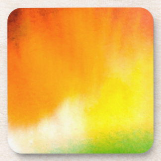 Aquarell-transparent-Malereieffekt Getränkeuntersetzer