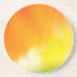 Aquarell-transparent-Malereieffekt Getränkeuntersetzer