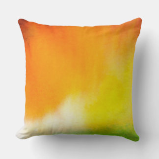Aquarell-transparent-Malereieffekt Kissen