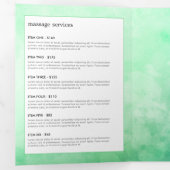 Aquarell Tree Wellness Broschüre (Innen Erste Seite)