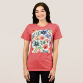 Aquarell Tri-Blend Shirt (Vorderseite voll)