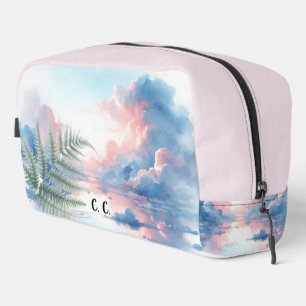 Aquarell-Tropenfarn-Accessoire-Tasche Waschbeutel