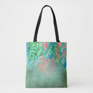 Aquarell-Tropenmotive Überall-Tasche Tasche