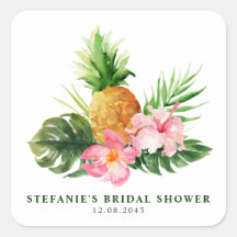 Aquarell-Tropische-Ananas-Sommer-Braut-Party