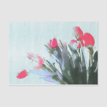 Aquarell Tulips Bouquet FrühlingsIllustration