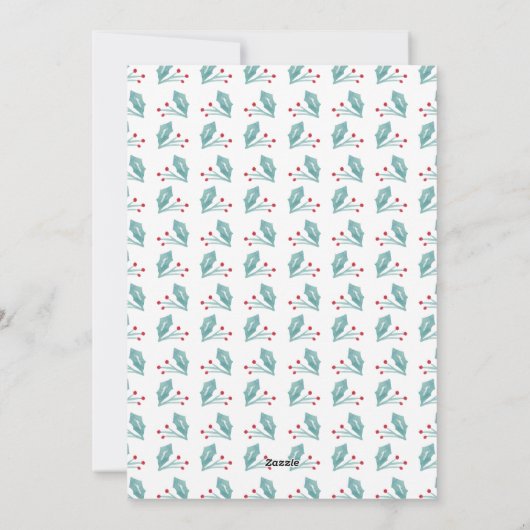 Aquarell u. Kalligraphie | Frohe Weihnachten (Rückseite)