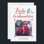 Aquarell u. Kalligraphie | Frohe Weihnachten<br><div class="desc">MIT Aquarell Karte von Weihnachten und Kalligraphie von Hand gemacht und einen Platz für ein Foto</div>