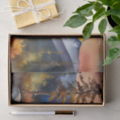 Aquarell über schneebedeckte Berge Seidenpapier (Geschenk)
