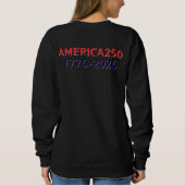 Aquarell Unabhängigkeitstag Sweatshirt (Rückseite)