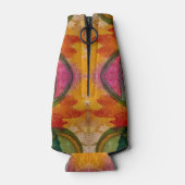 Aquarell und Abstrakte Ausdruckskunst Flaschenkühler (Rückseite)