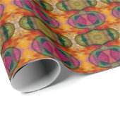 Aquarell und Abstrakte Ausdruckskunst Geschenkpapier (Rolleneckpunkt)