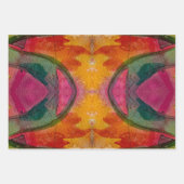 Aquarell und Abstrakte Ausdruckskunst Geschenkpapier Set (Vorderseite 3)