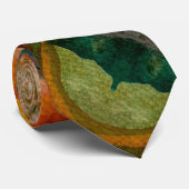 Aquarell und Abstrakte Ausdruckskunst Krawatte (Gerollt)