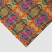 Aquarell und Abstrakte Ausdruckskunst Seidenpapier (Ausschnitt)