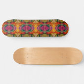 Aquarell und Abstrakte Ausdruckskunst Skateboard (Horizontal)