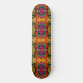 Aquarell und Abstrakte Ausdruckskunst Skateboard (Vorderseite)