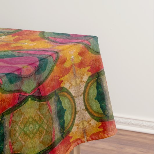 Aquarell und Abstrakte Ausdruckskunst Tischdecke (Beispiel)