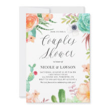 Aquarell und Blume Paare Dusche