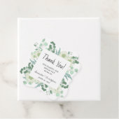 Aquarell und Blume Vielen Dank für Ihre Hochzeit Geschenkanhänger (Beispiel)