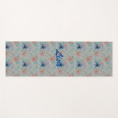 Aquarell und Blume  Yogamatte (Vorderseite (Horizontal))