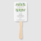 Aquarell und Foliage Border Fächer (Vorderseite)